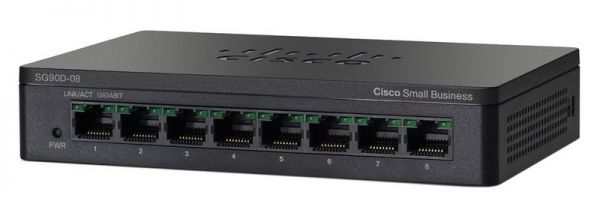 Cisco SF90D-08, 8-Port 10 100 Desktop Switch