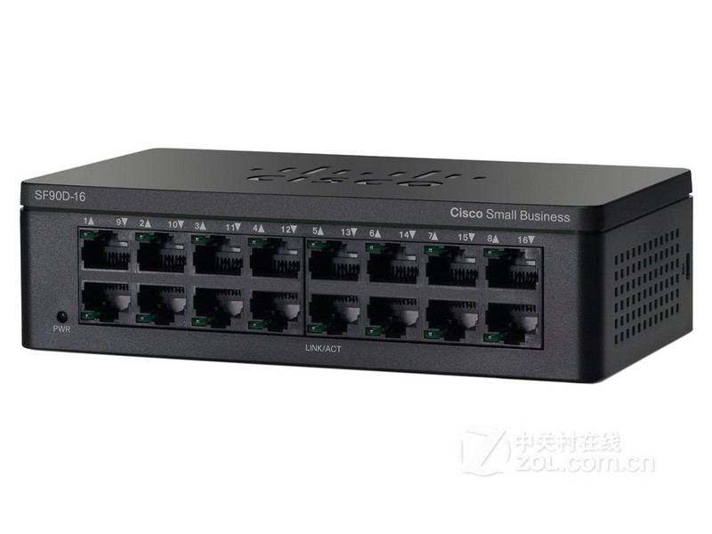 Cisco SF90D-16 16-Port 10 100 Desktop Switch