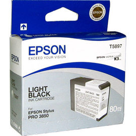 Mực in EPXON T589700 LIGHT BLACK INK CARTRIDGE