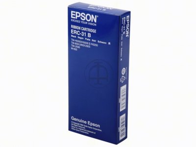 Ribbon Epson ERC31B Black Ribbon Cartridge